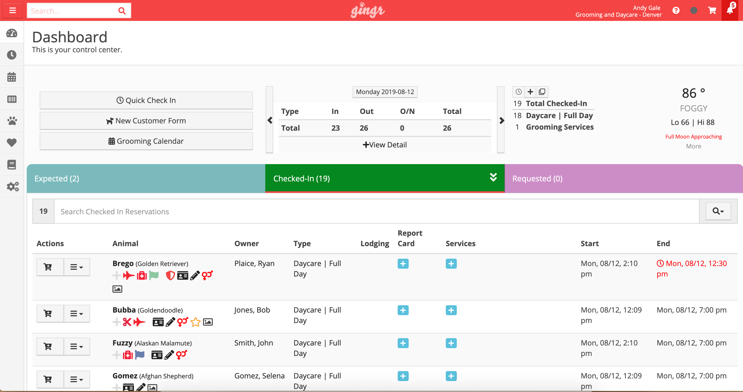 Dog Daycare software demo Dog Daycare software demo